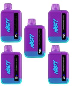 Nasty Disposable Rechargeable Vape 8500 puff 50mg - Kiwi PassionGuava 5Pack