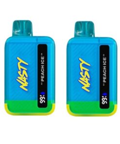 Nasty Disposable Rechargeable Vape 8500 puff 50mg - Peach Ice 2 Pack