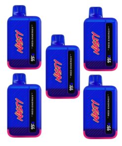 Nasty Disposable Rechargeable Vape 8500 puff 50mg - Red Energy 5 Pack