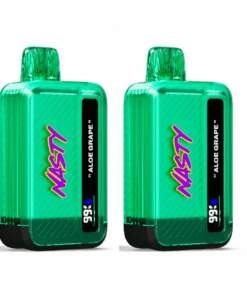 Nasty Disposable Rechargeable Vape 9000 puff - Aloe Grape 2 Pack