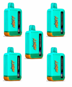 Nasty Disposable Rechargeable Vape 9000 puff - Mineral Water Peach 5 Pack