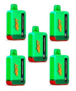 Nasty Disposable Rechargeable Vape 9000 puff - Pomegranate Berry 5 Pack