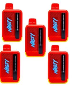 Nasty Disposable Rechargeable Vape Bar 8500puff 50mg-Raspberry Lemonade x 5