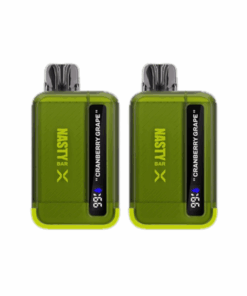 Nasty Rechargeable Vape 9000 Puffs X-Nic - Cranberry Grape - 2 Pack