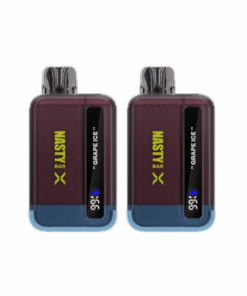 Nasty Rechargeable Vape 9000 Puffs X-Nic - Grape Ice - 2 Pack