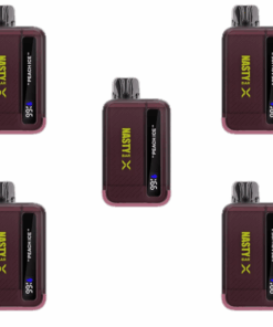 Nasty Rechargeable Vape 9000 Puffs X-Nic - Peach Ice - 5 Pack