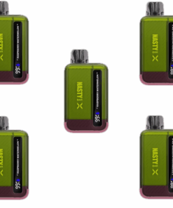 Nasty Rechargeable Vape 9000 Puffs X-Nic - Raspberry Watermelon - 5 Pack