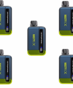 Nasty Rechargeable Vape 9000 Puffs X-Nic - Sour Apple Ice - 5 Pack