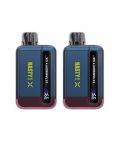 Nasty Rechargeable Vape 9000 Puffs X-Nic - Strawberry Ice - 2 Pack