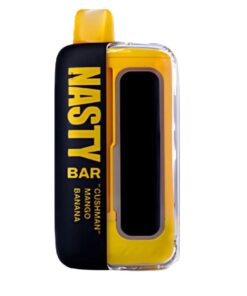 Nasty Vapes Cushman Mango Banana Disposable Vape With 3 Mode Setting