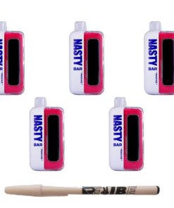 Nasty XL 20000 Peach Ice Rechargeable Disposable Vape 5% 5 Pack