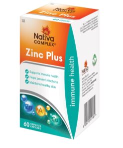 Nativa Complex Zinc Plus Capsules - 60's