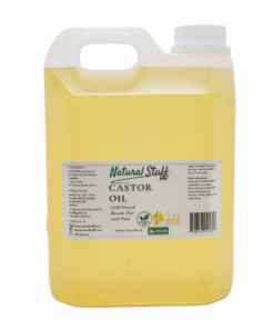 Natural Stuff 100% Pure Cold-pressed Hexane Free Premium Castor Oil - 2000 ml