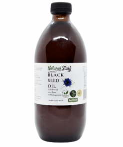 Natural Stuff 100% Pure Cold Pressed Premium Black Seed Oil 500ml - 1 Pack