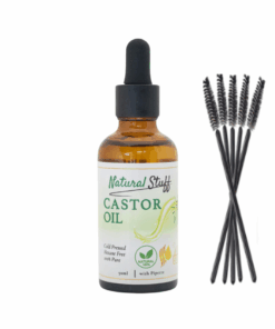 Natural Stuff Premium Castor Oil Cold-pressed Hexane Free 50ml - 3 Pack