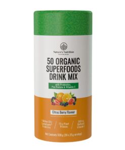 Natures Nutrition Super Greens & Reds with Protein - Citrus Berry