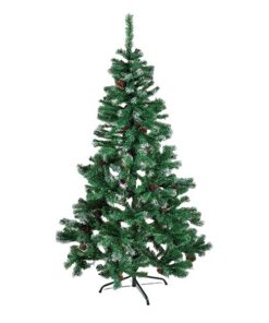 Neo Flocked Pine cones and Berries Christmas Tree D.I.Y - 210 cm