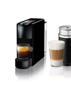 Nespresso Essenza Mini Coffee Machine & Aeroccino - Black