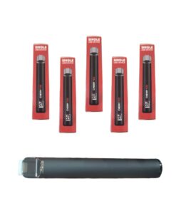 New BLVK Disposable Vape 800 Puffs Cherry Fizz 5pack