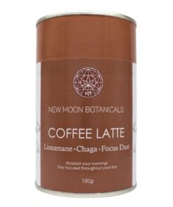 New moon Botanicals - Lionsmane And Chaga - Coffee Latte - 150g