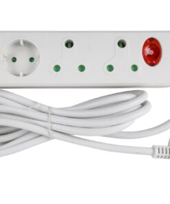 Nexus - 3 Way 3m Multi-Plug - White