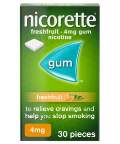 Nicorette Gum Freshfruit 4Mg 30 Pieces
