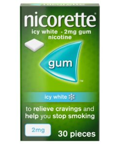 Nicorette Gum Icy White 2mg 30 pieces