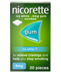 Nicorette Gum Icy White 4mg 30 pieces