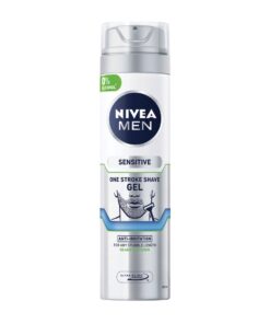 NIVEA MEN Sensitive One Stroke Shave Gel, with Chamomile, 200ml