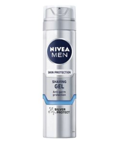 NIVEA MEN Silver Protect Shaving Gel, with Silver Ions, 200ml