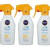 NIVEA Sun - Kids SPF50+ Sensitive Protect & Care Trigger Spray (3 x 300ml)
