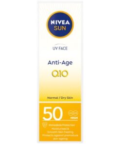 Nivea Sun SPF50 Q10 Anti Age Face Cream 50ml x 2