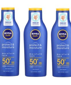 NIVEA Sun - Sun Screen / Sun SPF50 Protect & Moisture Lotion (3 x 200ml)
