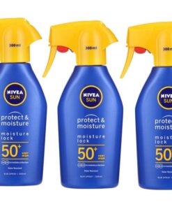 NIVEA Sun - Sun SPF50+ Protect & Moisture Spray (3 x 300ml)