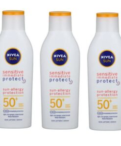 NIVEA Sun - Sun SPF50+ Sensitive Immediate Protect Lotion (3 x 200ml)