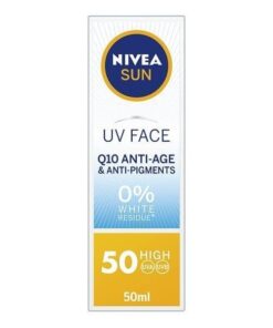 NIVEA SUN UV Face SPF 50 Q10 Anti-Age & Anti-Pigments 50ml-3pack