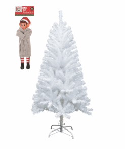 Noble Christmas Tree with Elf Dressing Gown Christmas Accessory - 1.2 m