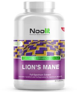 Noolit Lion's Mane Stress Relief: Calming Brainshroom for Cell Recovery