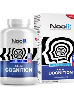 Noolit Nootropic Brain Supplement - Calm Cognition Capsules 30