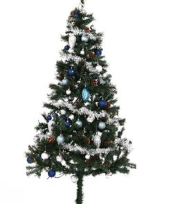 Northern Lights 1.8m Frozen Christmas Tree with Lights & Decor