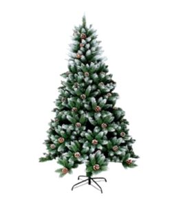 Northern Realistic Christmas Tree With Pinecones - 180 cm
