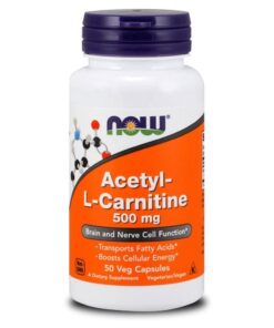 NOW Foods Acetyl L-Carnitine 500mg - 50 Caps