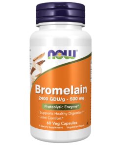 NOW Foods Bromelain 500 mg - 60 Veg Capsules