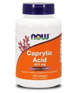 NOW Foods Caprylic Acid 600mg - 100 Gels