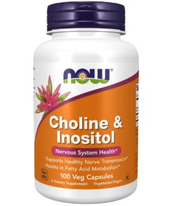 NOW Foods Choline & Inositol 500 mg - 100 Veg Capsules