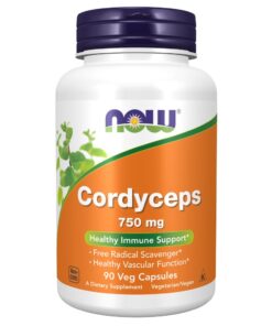 NOW Foods Cordyceps 750 mg - 90 Veg Capsules