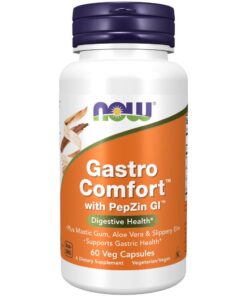 NOW Foods Gastro Comfort with PepZin GI - 60 Veg Capsules