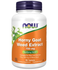 NOW Foods Horny Goat Weed Extract 750 mg - 90 Tablets