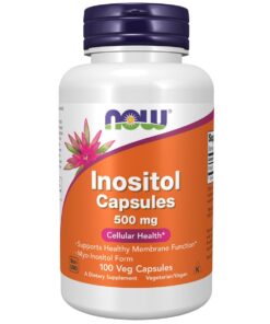 NOW Foods Inositol 500 mg - 100 Veg Capsules