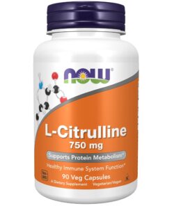 NOW Foods L-Citrulline 750 mg - 90 Veg Capsules